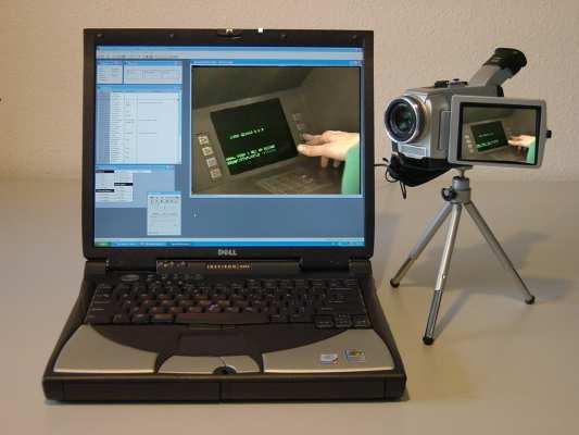 Mini laboratorium laptop + kamera
