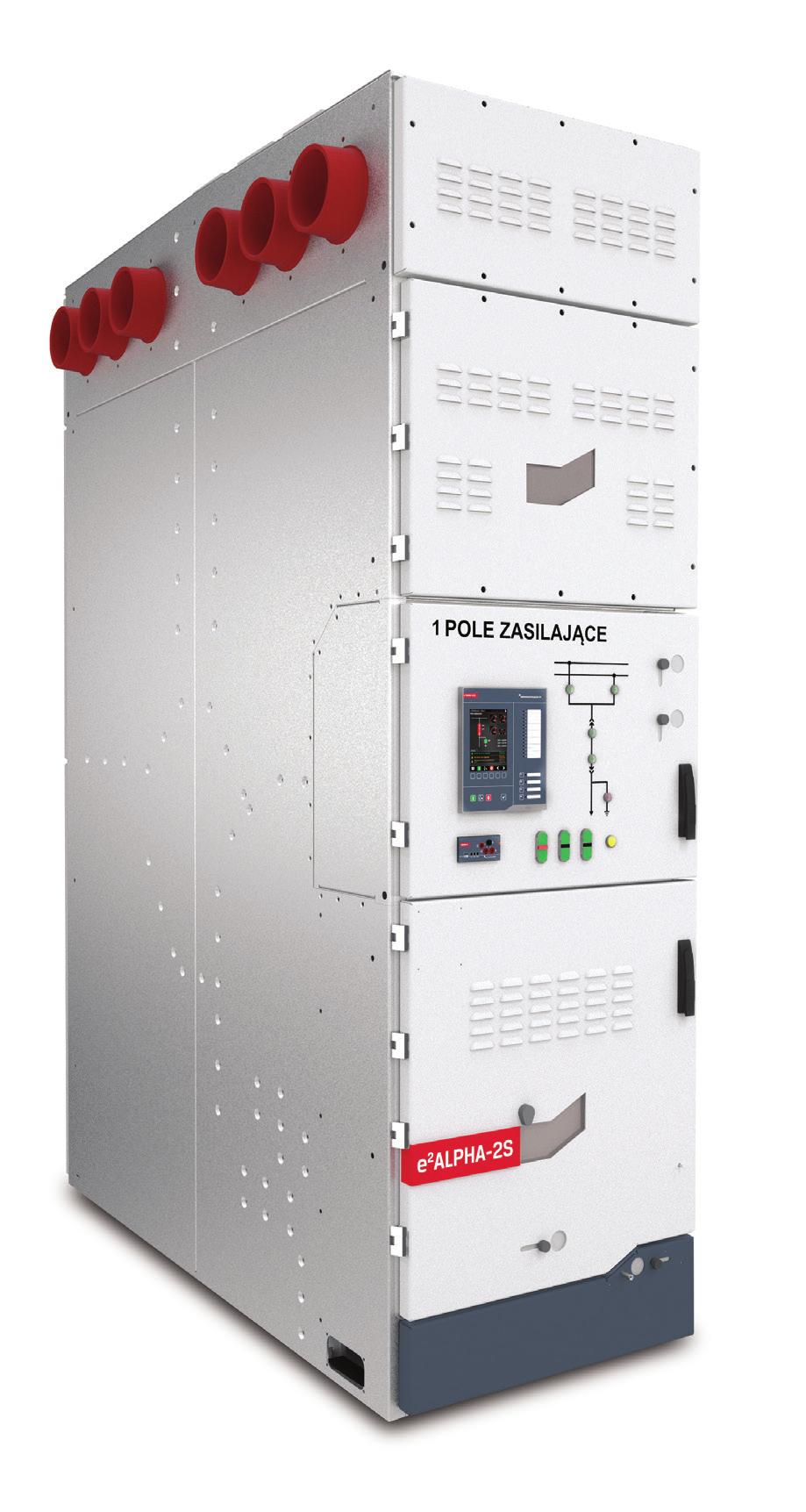 CHARAKTERYSTYKA ROZDZIELNICY e 2 ALPHA-2S jest rodziną nowoczesnych w pełni przedziałowych rozdzielnic wnętrzowych średniego napięcia z podwójnym systemem szyn zbiorczych.