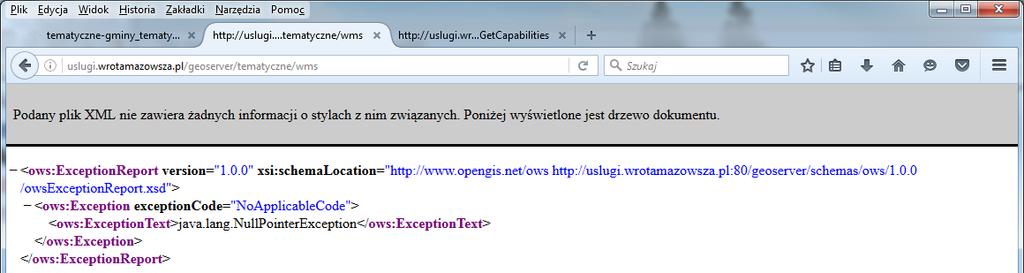Adres usługi Skoro to adres URL, to jak on wygląda w przeglądarce internetowej? http://uslugi.wrotamazowsza.