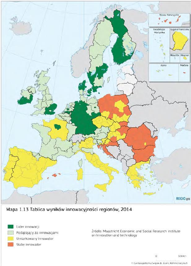 Istnieje świadomość, że poziom nakładów na badania i rozwój w województwie jest ciągle niski.