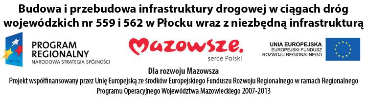 Budowa i infrastruktury Płocku przebudowa drogowej w Rozbudowa ul. Dobrzyńskiej, Traktowej i Maszewskiej jest realizowana w ramach projektu pt.
