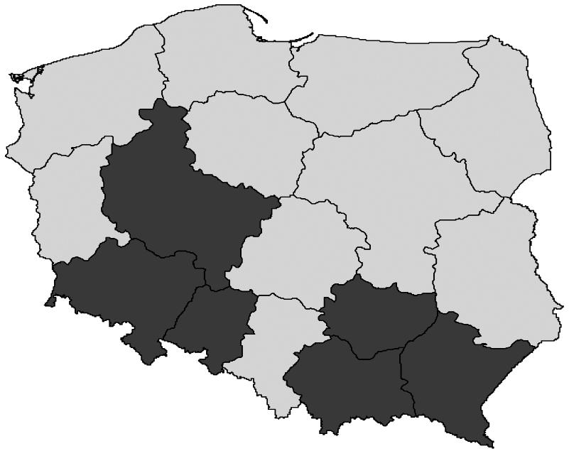 O)/Potassic 0,0982 1,1522 0,2492 Istotność na poziomie:/signifi cantly on the level: *** 0,01, ** 0,05, * 0,1 Rysunek 2.