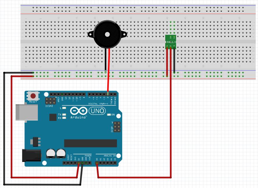 W zestawach Arduino dostępny jest czujnik Halla zamontowany w układzie do pomiaru prądu (czyli tzw. amperomierza).