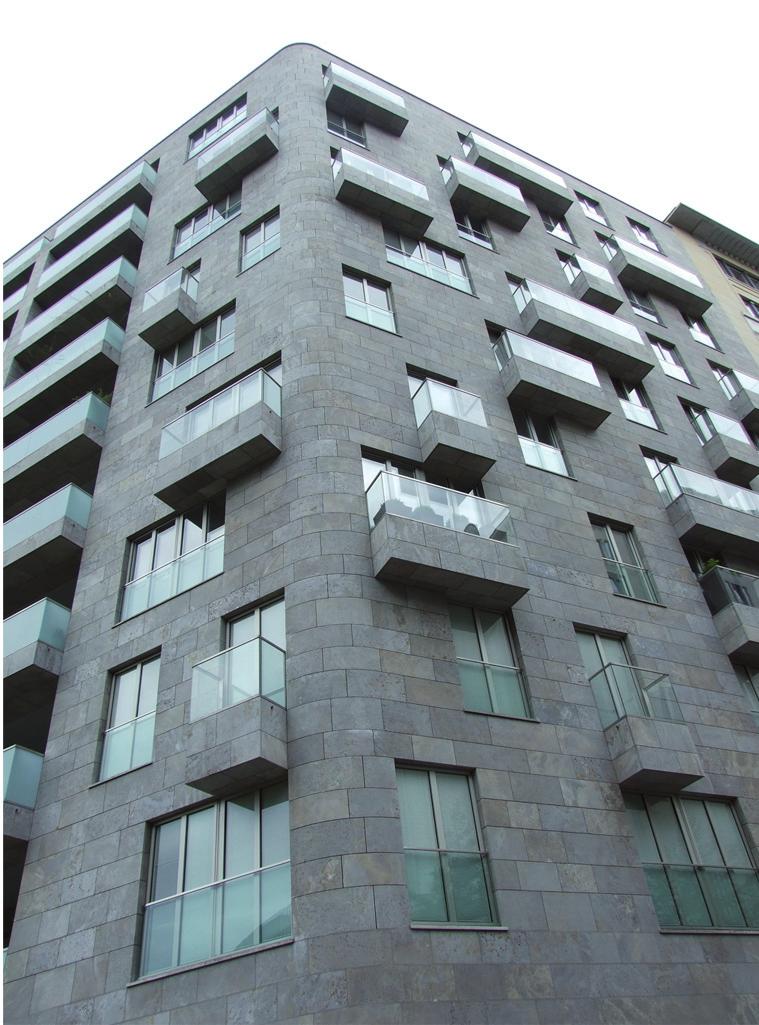 Seruga) Il. 12. Blok mieszkalny Parkside Apartments Berlin. Architektura mieszkaniowa (fot. W.