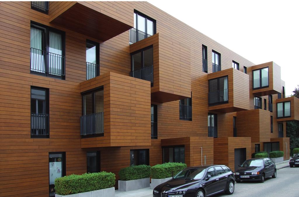 19. Residential building WOHNRIEGEL BOGENALLEE Hamburg. Housing architecture, public space Bogenallee (photo by W. Seruga) Il. 19.