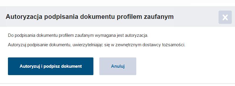 Tu sprawdzamy poprawność danych i klikamy przycisk Dalej. [11/33] epuap W kolejnym oknie widzimy gotowy, wypełniony danymi dokument. Klikamy przycisk Podpisz. Rysunek 25.