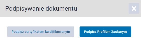 [16/33] epuap W kolejnym oknie klikamy przycisk Podpisz. Przechodzimy do kolejnego okna i tu wybieramy polecenie Podpisz Profilem Zaufanym. Dokument został wysłany do właściwego urzędu. Rysunek 36.