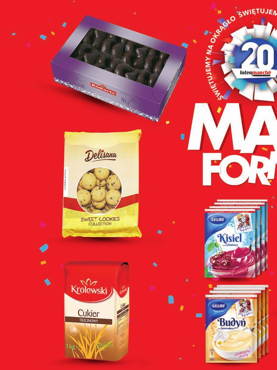 9 99 Pierniki kinkartz 8 99 Ciastka Delisana 700 g 1,28 zł / 100 g 2 49 4-pack Kisiel Gellwe 4 x 38