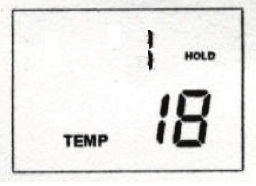 Ustawienie krótkoterminowych zmian wymaganej temperatury: Za pomocą przycisków zmiany temperatury ustaw żądaną temperaturę.
