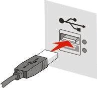 Konfiguracja sieci bezprzewodowej nie jest kontynuowana po podłączeniu kabla USB Sprawdź kabel USB Jeśli oprogramowanie do konfiguracji nie umożliwia kontynuacji konfiguracji drukarki w sieci