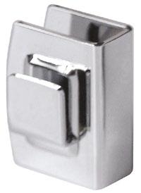 5 45 17 US624PC US624SC nie zawiera podkładek chrom ed chrome chrom chrome gaskets not included GK624 Zaczep do zamka US624 (bez wycięcia w szkle) Strike for latch US624 (without glass notch) 35.
