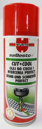 Wurth cut+cool - olej do cięcia i wiercenia, 400ml Kod Kleimy: wrh29xxo400k441y Pojemność: 400ml Cechy: Środek nie zawiera chloru, siarki, fosforu, silikonów, kwasów, żywic, olejów mineralnych, nie