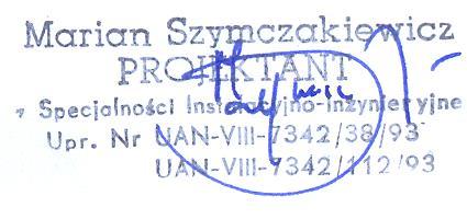 P R A C O W N I A U S Ł U G P R O J E K T O W Y C H Pracownia :42-217 Częstochowa, ul. Waszyngtona 33 m 3 tel./fax ( 034 ) 366-55-22, 366-51-64, NIP 573-109-44-84, email: puppumar@interia.