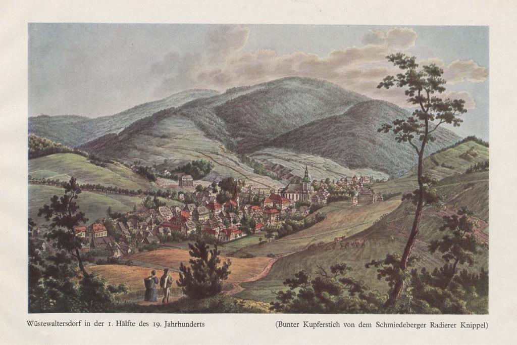 Fotografie Fot. 1. Walim w pierwszej połowie XIX w.