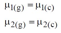 Dla układu dwuskładnikowego warunek równowagi termodynamicznej ciecz-para (f=2) oznacza Dla układów dwufazowych możemy dowolnie zmieniać tylko dwa parametry (z=2),