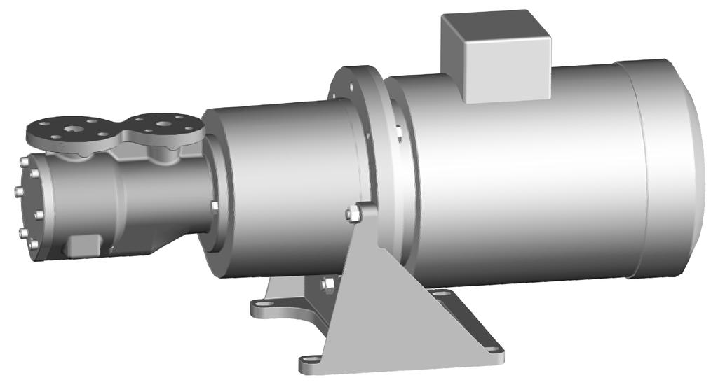 Pompy wrzecionowe MagDrive ze sprzêg³em magnetycznym Typ SPF-M Zastosowanie Do t³oczenia olejów grzewczych, olejów smarowych, olejów hydraulicznych, a tak e izocyjanianów, ftalanów lub cieczy o