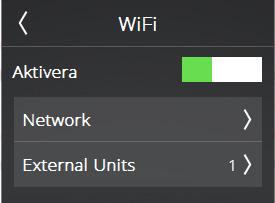 Wi-Fi Za pomocą panelu sterującego Tylö Elite Wi-Fi możesz połączyć panel sterujący z lokalną siecią Wi-Fi (tzn. nie za pośrednictwem Internetu).