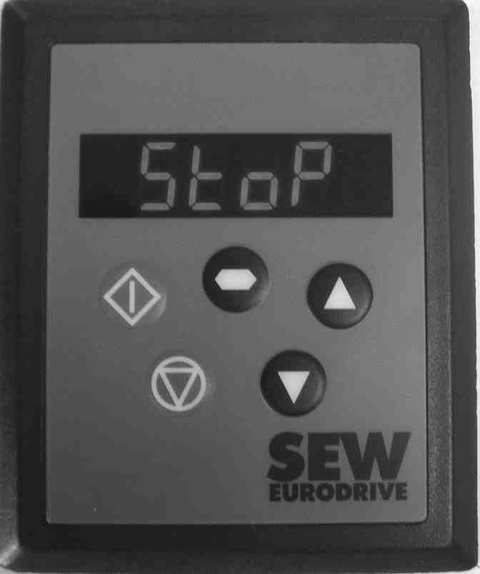 Zewnętrzne panele sterowania Zewnętrzny panel sterowania LT BG-C 5 5 Zewnętrzne panele sterowania Urządzenie podstawowe MOVITRAC -LT wyposażone jest w zintegrowany panel sterowania.