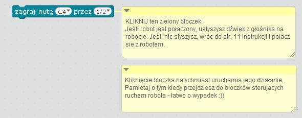 Uczniowie tworzą prosty skrypt uruchamiany naciśnięciem klawisza na klawiaturze komputera.