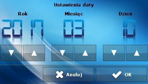 3.15 Informacje o programie Opcja umożliwia podgląd numeru wersji oprogramowania w sterowniku informacja taka jest konieczna przy ewentualnym kontakcie z serwisantem. 4.3.16 Ustawienia fabryczne Regulator jest wstępnie skonfigurowany do pracy.