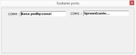 Program AclasECR w trybie OF-LINE, po ustawieniu właściwych parametrów komunikacyjnych portu w Ustawieniach, umożliwi