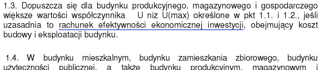 Załącznik 2 Wymagana izolacyjność