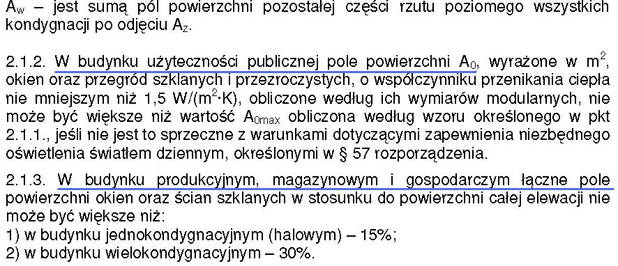 Załącznik 2 Wymagana izolacyjność cieplna i