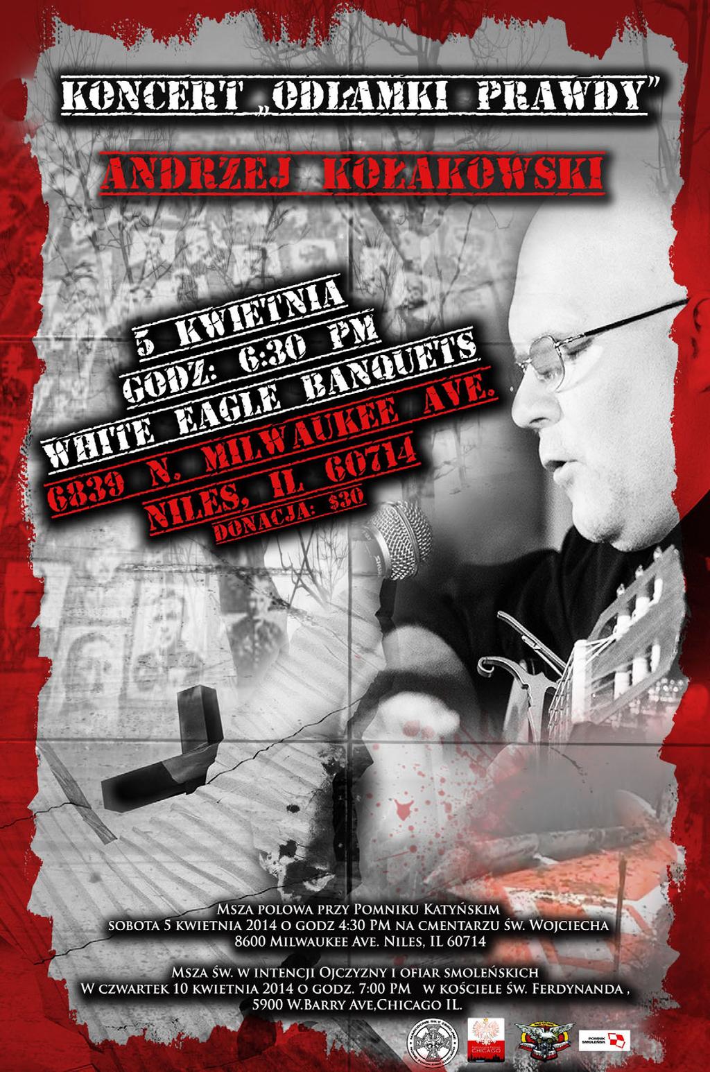 7:00PM przewodniczyć będą: 04/04/14 Polska Szkoła 04/11/14 Lektorzy 04/18/14 Kapłani MSZA ŚW. ZA OJCZYZNĘ I OFIAR SMOLEŃSKICH CZWARTEK, 10 KWIETNIA Godz. 7:00PM Kościół św. Ferdynanda Po Mszy św.