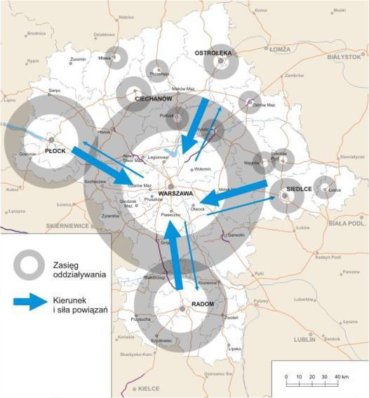 Warszawa szansą i zagrożeniem rozwoju regionu