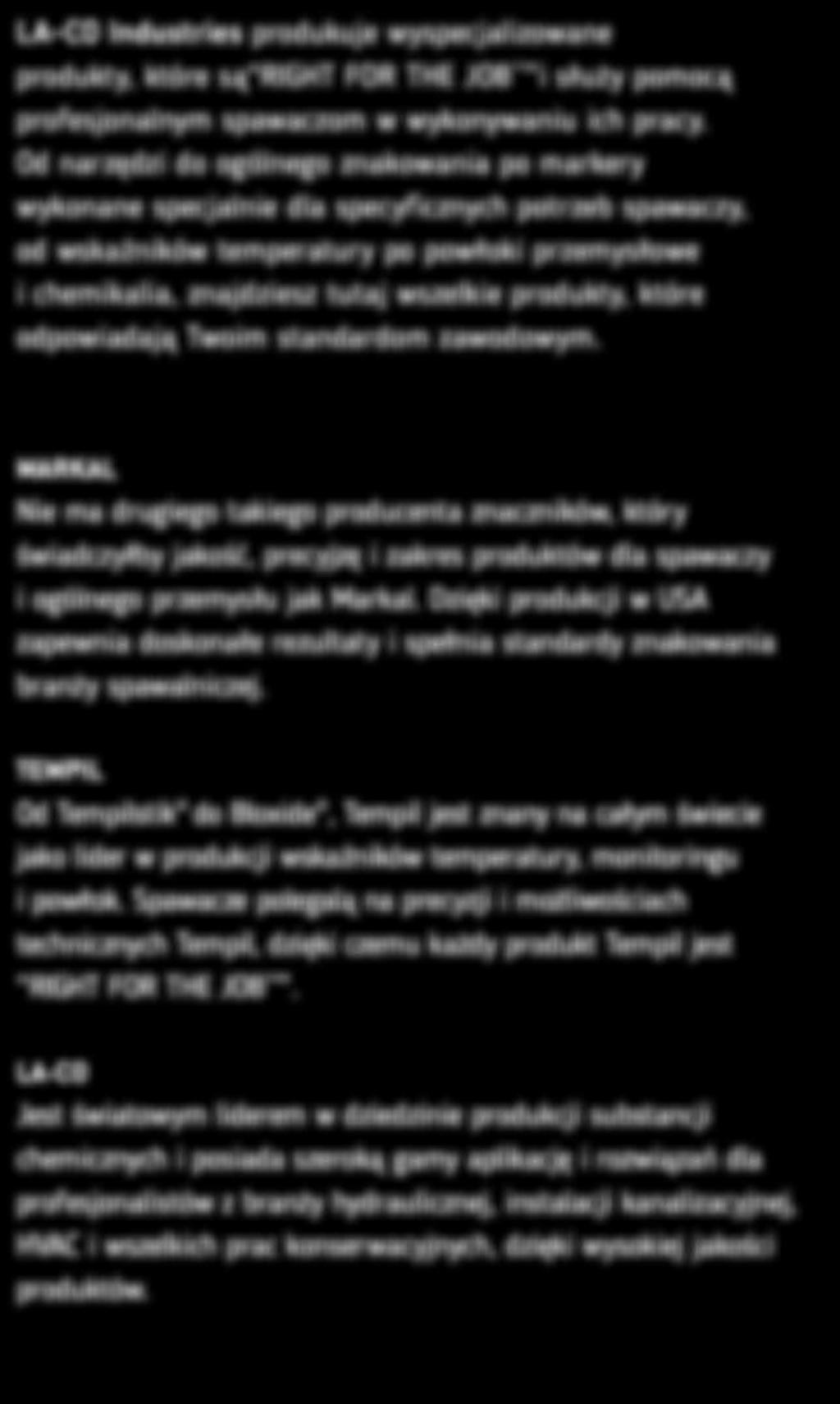 produkty, które odpowiadają Twoim standardom zawodowym.