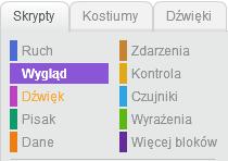 KATEGORIA WYGLĄD Kategoria WYGLĄD zawiera bloczki związane z wyglądem duszków np.