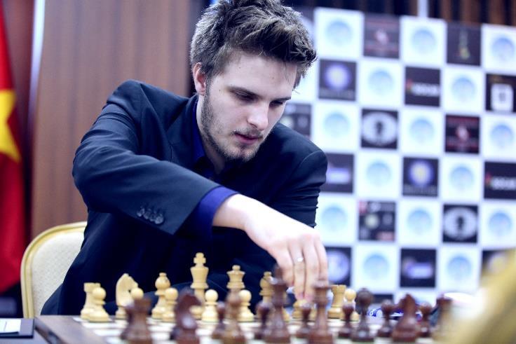 Swidler 0,5 : 0,5 Vachier Aronian 1,0 : 0,0 Iwańczuk Fedosejew 0,5 : 0,5 So Rapport 0,5 : 0,5 Ding Liren 5131.Debiut Retiego [A13] GM Aronian (Armenia) 2802 GM Iwańczuk (Ukraina) 2727 1.c4 e6 2.