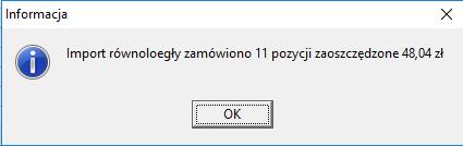. Filtr liczy Funkcja Podziel na zamówienia, odpowiedzialna za zamawianie po najlepszej cenie, wybierze hurtownię i konkretny produkt (konkretny kod) o najniższej cenie.