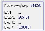 Skojarzyć oferty hurtowni na towary z importu równoległego z pozycjami CBT. Tu przyjęliśmy założenie, że kojarzymy pozycje oferty hurtowni albo po kodzie BAZYL, albo po kodzie BLOZ.