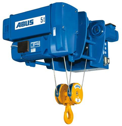 Elektryczne wciągniki i wciągarki linowe firmy ABUS do suwnic jednodźwigarowych