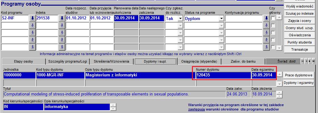 c. W roku akademickim 2011 semestr zimowy kończył się 12.02, a letni zaczynał 13.02; d. W roku akademickim 2012 semestr zimowy kończył się 27.01, a letni zaczynał 18.