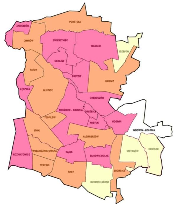 powyżej 3 od 3 do 1 poniżej 1 brak problemu powyżej 4 od 4 do 2