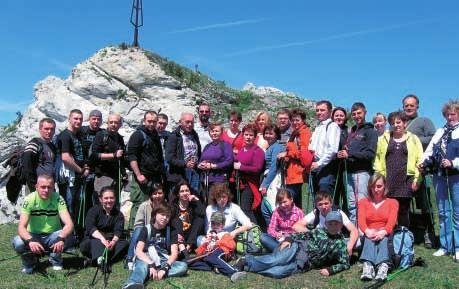 US BOLOUGNE (Francja) Turyœci z Ornontowic na Szlaku Orlich Gniazd W niedzielę 8 maja odbył się pieszy rajd górski nordic