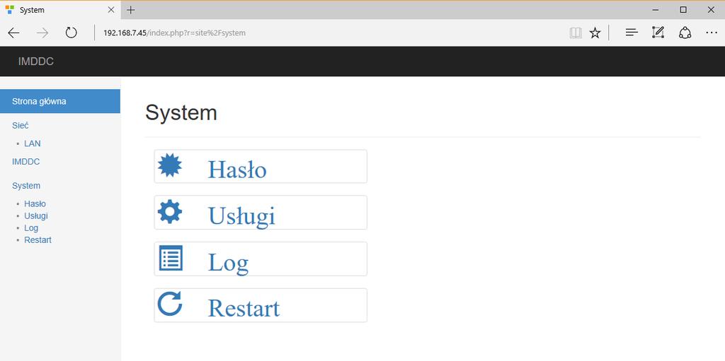 /dev/ttyusb0;38400@8n1. ttyusb0 jest to port na jakim zamontowane zostaje w systemie Linux urządzenie IMDUSB. Parametry 38400@8n1 są to parametry transmisji i pracy magistrali DomatiQ w IMDUSB. III.