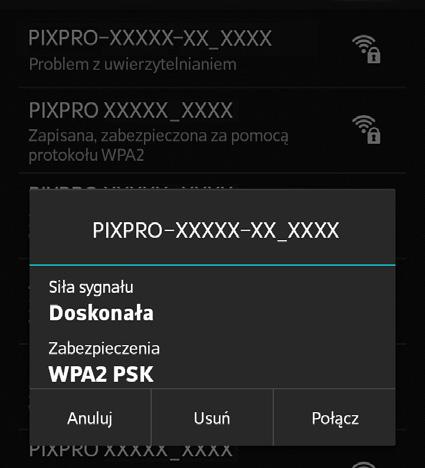 Zmiana hasła Wi-Fi Zmiana hasła połączenia Wi-Fi. Wprowadź stare hasło, zgodnie ze wskazówkami na ekranie, a następnie wprowadź dwa razy nowe hasło i na koniec stuknij Aktualizacja.