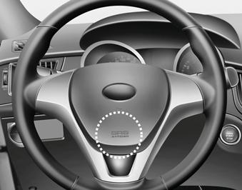 System bezpieczeństwa samochodu Poduszka powietrzna kierowcy OBK039020 C040400ABH-EE Przednia poduszka powietrzna kierowcy i pasażera (opcja) Samochód Hyundai wyposażony jest w dodatkowy system