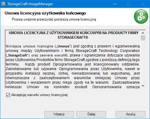 5. W następnym oknie kreatora instalacji wskazujemy