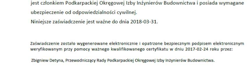 Za zgodność z oryginałem Kraków, 06.04.