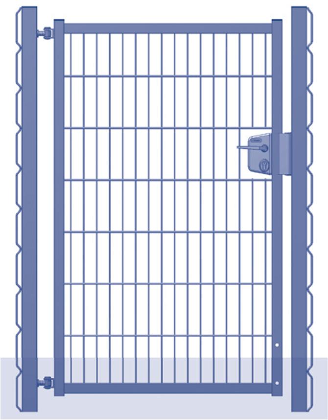 Długość panela Wysokość panela Parametry drutów: 2506mm 2030mm pionowych 5mm (pojedyncze). poziomych 6mm (podwójne).