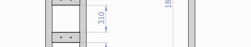 KARTA TECHNICZNA KT 0 KONSTRUKCJA WSPORCZA - PYLON Wymiary urządzenia (dł. x szer. x wys.