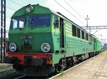 wie SU46 (nie występujące w lokomotywie ST45), będą następujące: wymiana silnika spalinowego 2112SFFW na silnik spalinowy nowej generacji o mocy nie mniejszej niż 1650 kw, spełniający wysokie