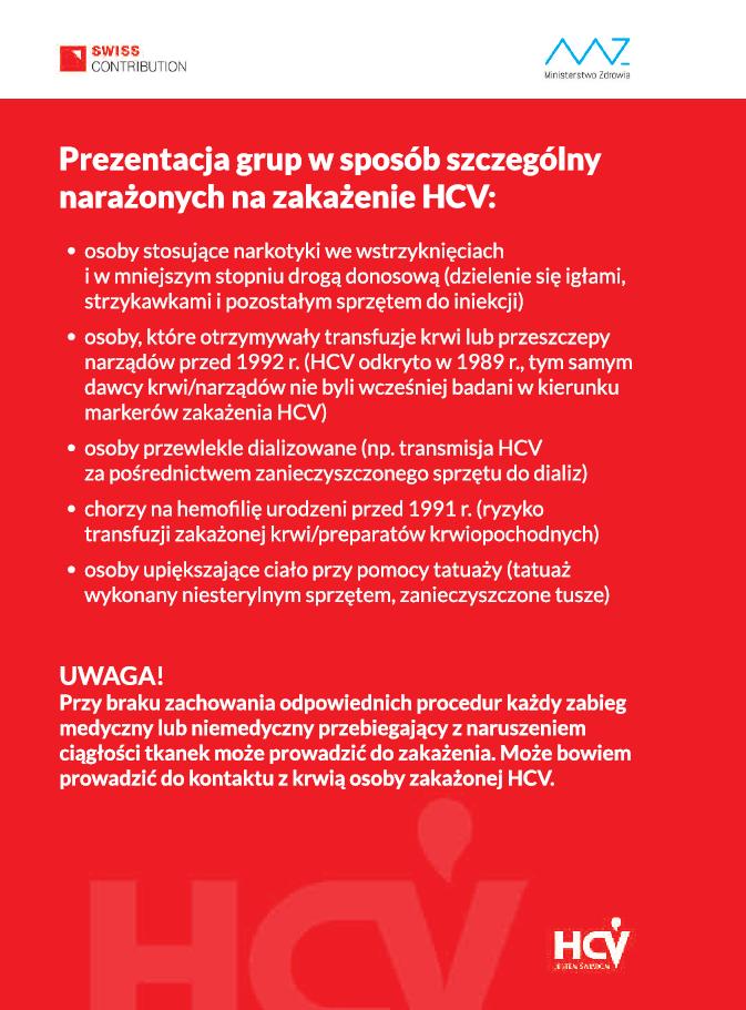 publicznym na rzecz ograniczenia zakażeń krwiopochodnych w Polsce Praca zbiorowa pod redakcją: Prof. dr hab. Mirosław J. Wysocki Prof. dr hab. Andrzej Zieliński Dr hab.