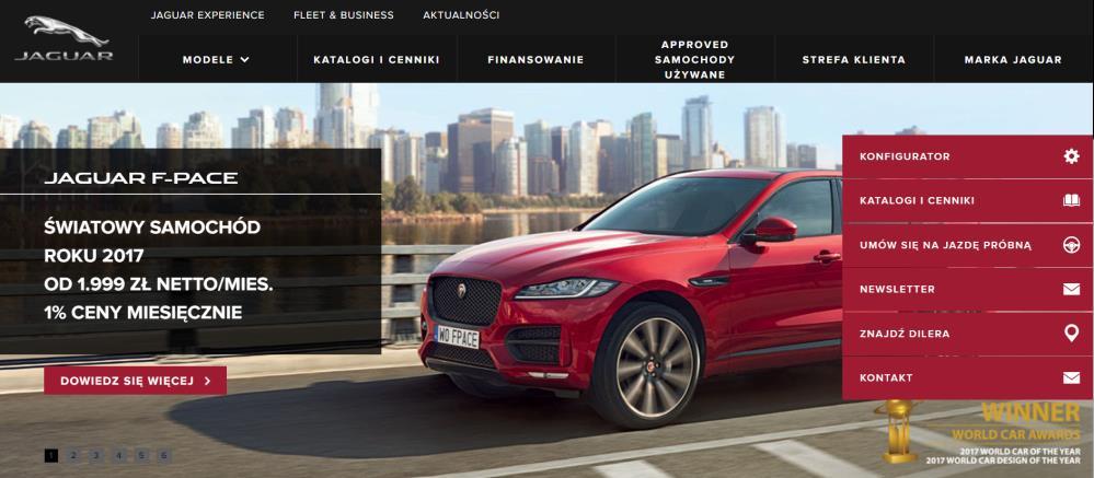 PRODUKT Case study Jaguar klasa premium samochody szybkie, dynamiczne i bardzo rozpoznawalne sportowa motoryzacja marka zapewnia komfort,