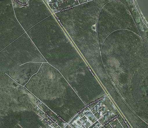 Rys. 43 Lokalizacja punktu pomiarowego na odcinku