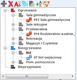 Opis obliczeń sezonowego zapotrzebowania na ciepło na cele ogrzewania i wentylacji zakresy temperatur dla każdej strefy, zakres wynosi 4 C).